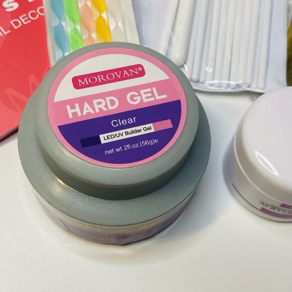 Morovan Professional Acrylic Nail Kit - Glitter Acrylic Powder 21 Piece Lot - Picture 10 of 10